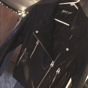 Nasty Gal Faux Leather Jacket